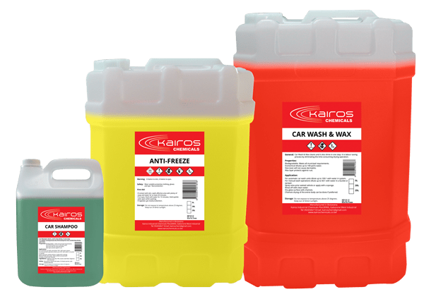 Car Cleaning Products Image for Kairos Chemicals