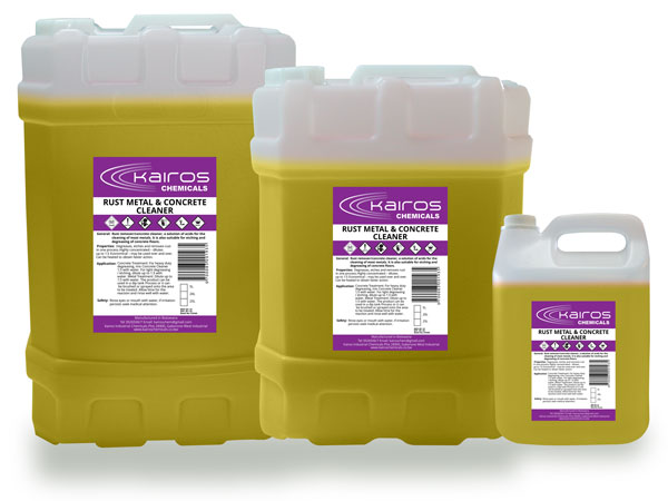 Rust $ Metal Concrete Cleaner Product Image for Kairos Chemicals