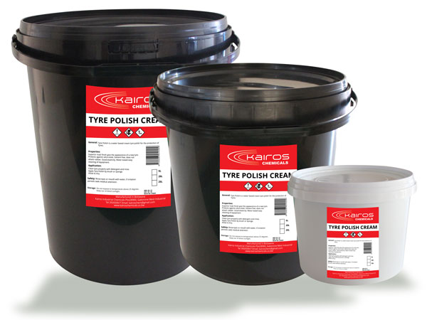 Tyre Polish Cream Product Image for Kairos Chemicals