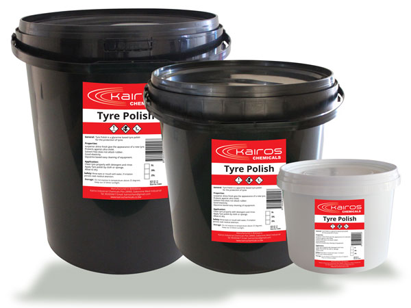 Tyre Polish Product Image for Kairos Chemicals